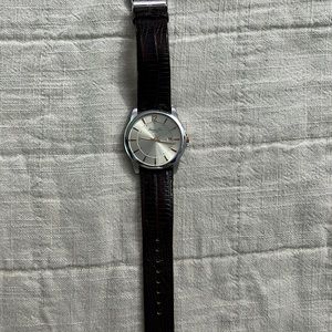 Kenneth Cole men's watch brown and silver
